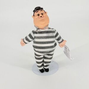 Oliver Hardy Laurel & Hardy Plush Doll Prison Outfit 10 Inch Play By Play